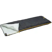 Abbey camp Slaapzak Ripstop - Dekenmodel - Grijs - 210x82 cm - Koppelbaar
