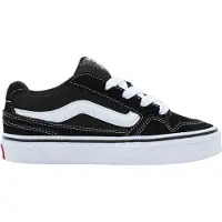 Vans Youth Caldrone Suede Mesh Black White-Schoenmaat 30
