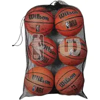 Wilson NBA Ballennet (6 ballen) Zwart