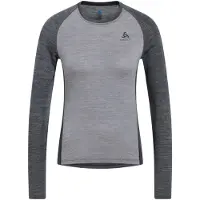 Odlo Performance Wool 150 Crew Neck LS Shirt Dames Grijs - Donker Grijs S