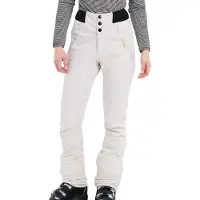Protest - Women's PRTLullaby Softshell Snowpants - Skibroek 38, wit/grijs
