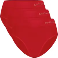 Bamboo Basics Belle Slips Dames (3-pack) Rood XL