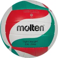 Molten Volleyball V5M1800-L, rood-wit-groen, maat 5, trainingsbal