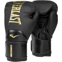 Everlast Elite 2 Bokshandschoenen - Zwart/Goud - 14 oz