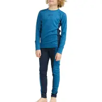 Craft Baselayerset Junior Core Dry Blaze/Orion-Maat 146