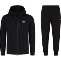 EA7 Joggingpak zwart / wit