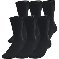 Under Armour Sokken UA Essential 6pk Crew-BLK 1387058-001 | Maat: XL