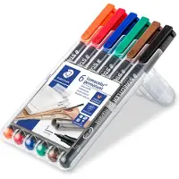 Staedtler Lumocolor S permanent - Box 6 st