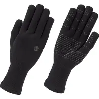 Agu Merino Knit Handschoenen Lange Vingers Essential Waterproof - Zwart - S
