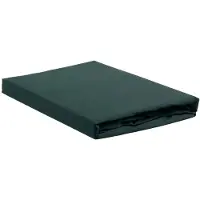 Ambiante Katoen - Hoeslaken - 160x200 - Donker Groen