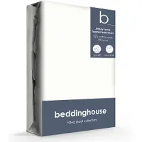Beddinghouse Jersey-Lycra Topper Hoeslaken Offwhite-140/160 x 200/220 cm
