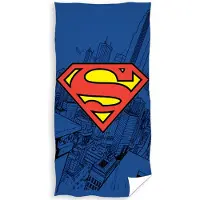 SimbaShop Superman Strandlaken Logo - 70 x 140 cm - Katoen