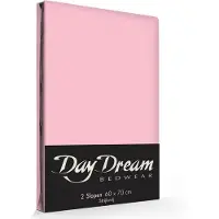 Day dream 2 Stuks Kussenslopen Day Dream Roze (katoen)