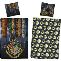 Disney Harry Potter kinderdekbedovertrek Houses - microvezel