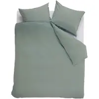 Ambiante Dekbedovertrek Cotton Uni Green Katoen-240 x 200 / 220 cm | Lits-Jumeaux