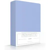 Romanette Laken Lichtblauw (Katoen)-200 x 260 cm (2-persoons)