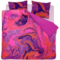 Damai Dekbedovertrek Trance Shocking Pink Satijn-140 x 200 / 220 cm | 1-Persoons