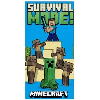 Minecraft Strandlaken Survival Mode - 70 x 140 cm - Polyester