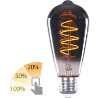 Highlight Lamp LED ST64 3 standen 6W 150LM 2200K Rook
