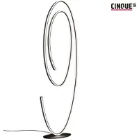 Cinque vloerlamp Ciola mat zwart