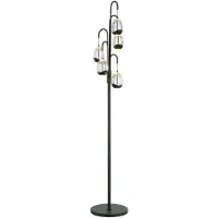 Highlight Vloerlamp Clear Egg zwart 5-lichts