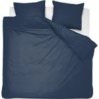Cinderella Dekbedovertrek Sundays Navy Satijn-200 x 200 / 220 cm | 2-Persoons