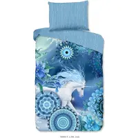 Hip Dekbedovertrek Flanel Lumi - blue 140x200/220cm