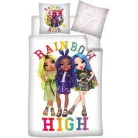 Disney Rainbow High kinderdekbedovertrek - microvezel