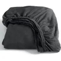 Cinderella Topper Hoeslaken Anthracite (Double Jersey)-80/90 x 200/210 cm