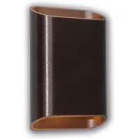 Artdelight Wandlamp Diaz S Brons geborsteld