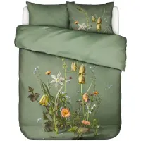 Essenza Dekbedovertrek Ficaria Greenish Satijn-260 x 200 / 220 cm | Extra Breed