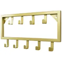 Ylumen Kapstok Fame 9 haken B 50 cm mat goud