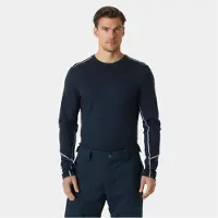 Helly Hansen Ondershirt Men Lifa Merino Midweight Crew Navy Blue-XL