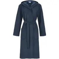 Ringella Blauwe uniseks badjas capuchon | Maat M