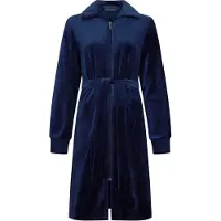 Pastunette Donkerblauwe velours badjas | Maat S