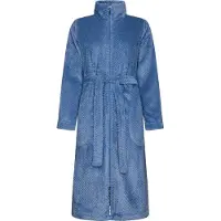 Pastunette Duurzame fleece badjas blauw | Maat S