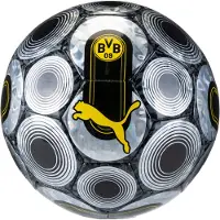 Puma Borussia Dortmund Culture+ Voetbal Maat 5 Zwart Zilver Geel