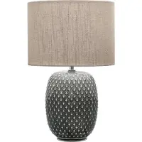 Pauleen Paulmann , elegante tafellamp, max. 60W, E27, donkergrijs/beige, 230V, keramiek