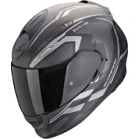 Scorpion Exo-491 Kripta helm, mat zwart/zilver, maat L (59/60)