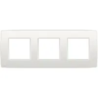 Züblin 101-76700 Drievoudige afdekplaat, 71 mm centerafstand, Original white