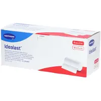Idealast universele verbandrol 8 cm x 5 m wit 10 St Verband