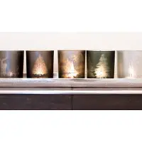 Mars & More Theelichthouder hert groen middel 12cm