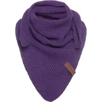 Knit Factory Coco Omslagdoek/sjaal Junior - Purple - 140x60 Cm