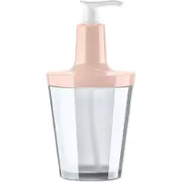 Koziol Zeepdispenser Koziol Flow Queen Pink Crystal Clear