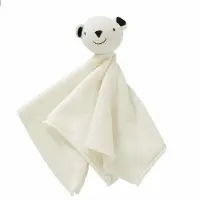 Fresk Knuffeldoekje – Tutpoppetje - Kraamcadeau voor Jongens en Meisjes - Baby Cadeau - Ecru - Polar Bear
