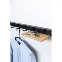 Vij5 Eiken houten schapje voor coat rack by the meter van design door Maarten Baptist 12 X 19.5 cm