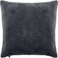 Tiseco - Kussen (gevuld) COTTON - SET/2 - Fluweel - 45x45 cm - Grijs