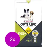 Opti Life Adult Medium - Hondenvoer - 2 x 2.5 kg