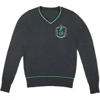 Cinereplicas Springer, Slytherin - Grijze gebreide trui - Medium, Grijs, (M)