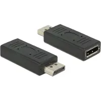 DeLOCK Premium DisplayPort poortbeschermer - versie 1.2 (4K 60Hz) / zwart